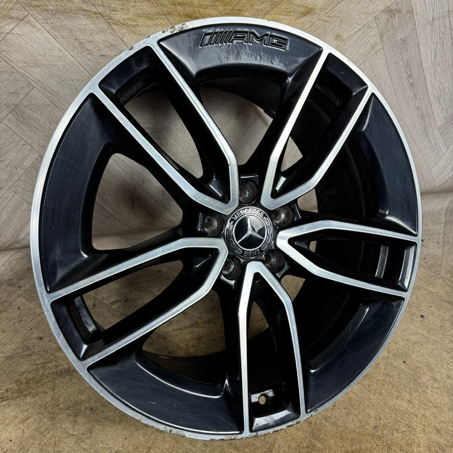 1X 20" GENUINE AMG MERCEDES E CLASS ALLOY WHEEL E53 E43 W213 REAR 5X112 FITMENT 9J ET49 PART: A2134015000