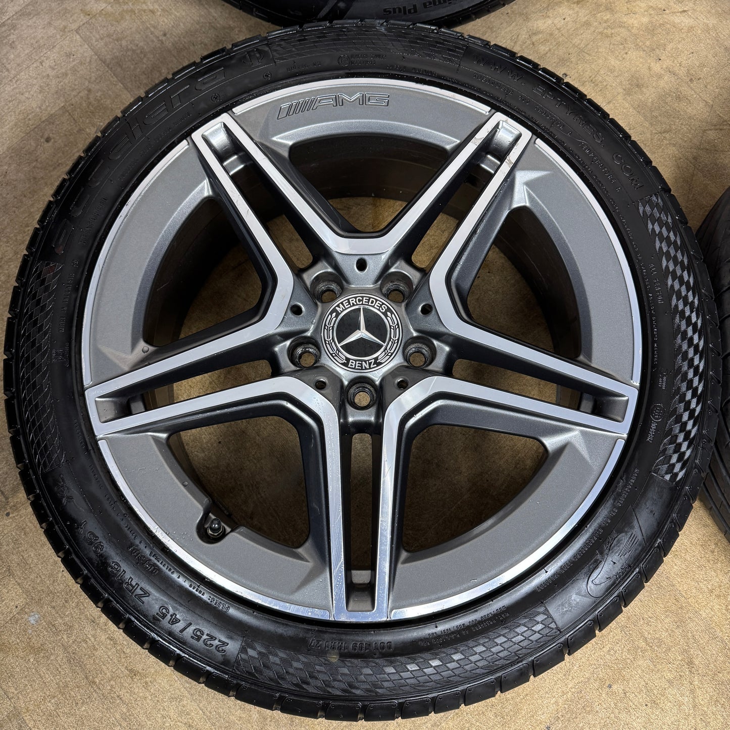 18'' GENUINE MERCEDES AMG A CLASS CLA B ALLOY WHEELS TYRES ALLOYS W177 A1774011500