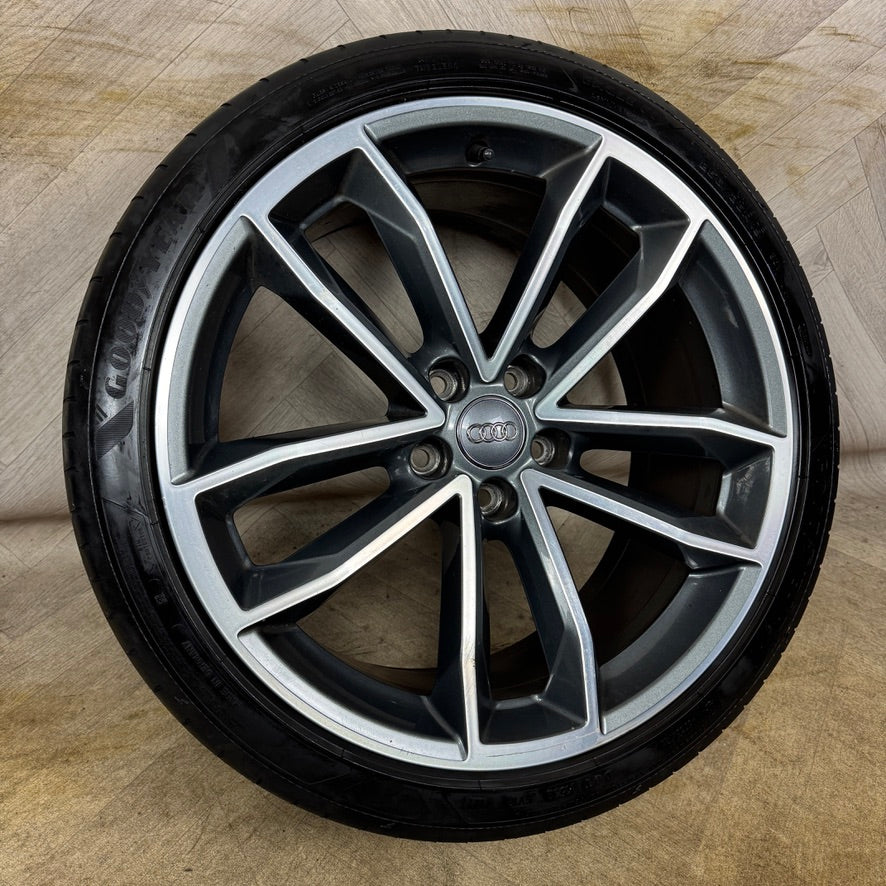 1X 19'' GENUINE AUDI A5 S5 S LINE WHEEL ALLOY TYRE SPARE 5X112 FITMENT 8.5J ET32 PART: 8W0601025DF