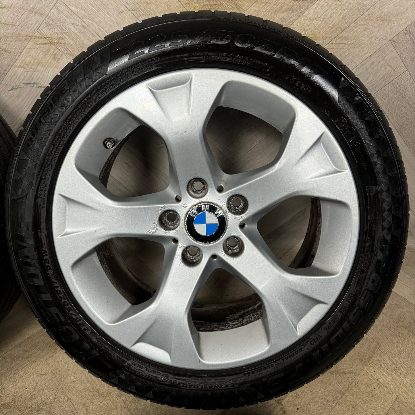 17'' GENUINE BMW X1 317 ALLOY WHEELS TYRES ALLOYS
