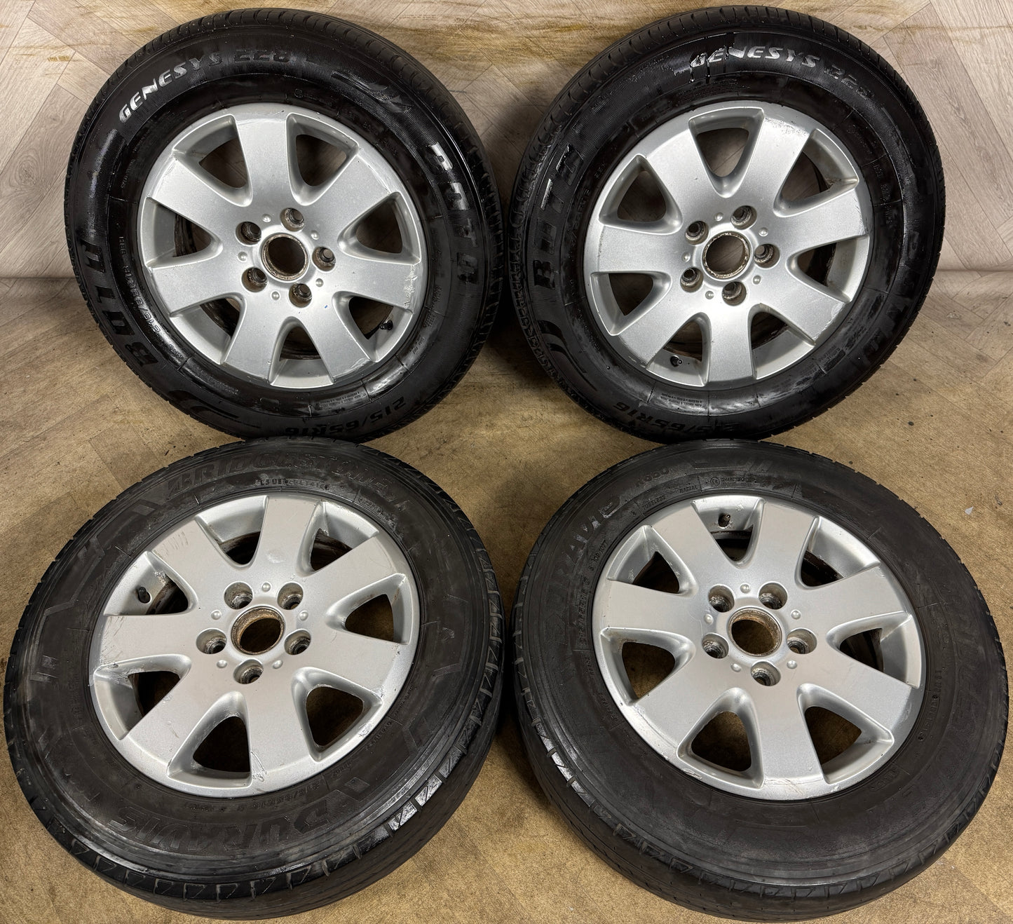 16'' GENUINE VW TRANSPORTER T5 CARAVELLE T6 T6.1 ALLOY WHEELS TYRES ALLOYS 7H0601025E