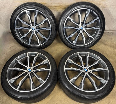 20'' GENUINE BMW X3 X4 G01 G02 699 M SPORT ALLOY WHEELS TYRES ALLOYS