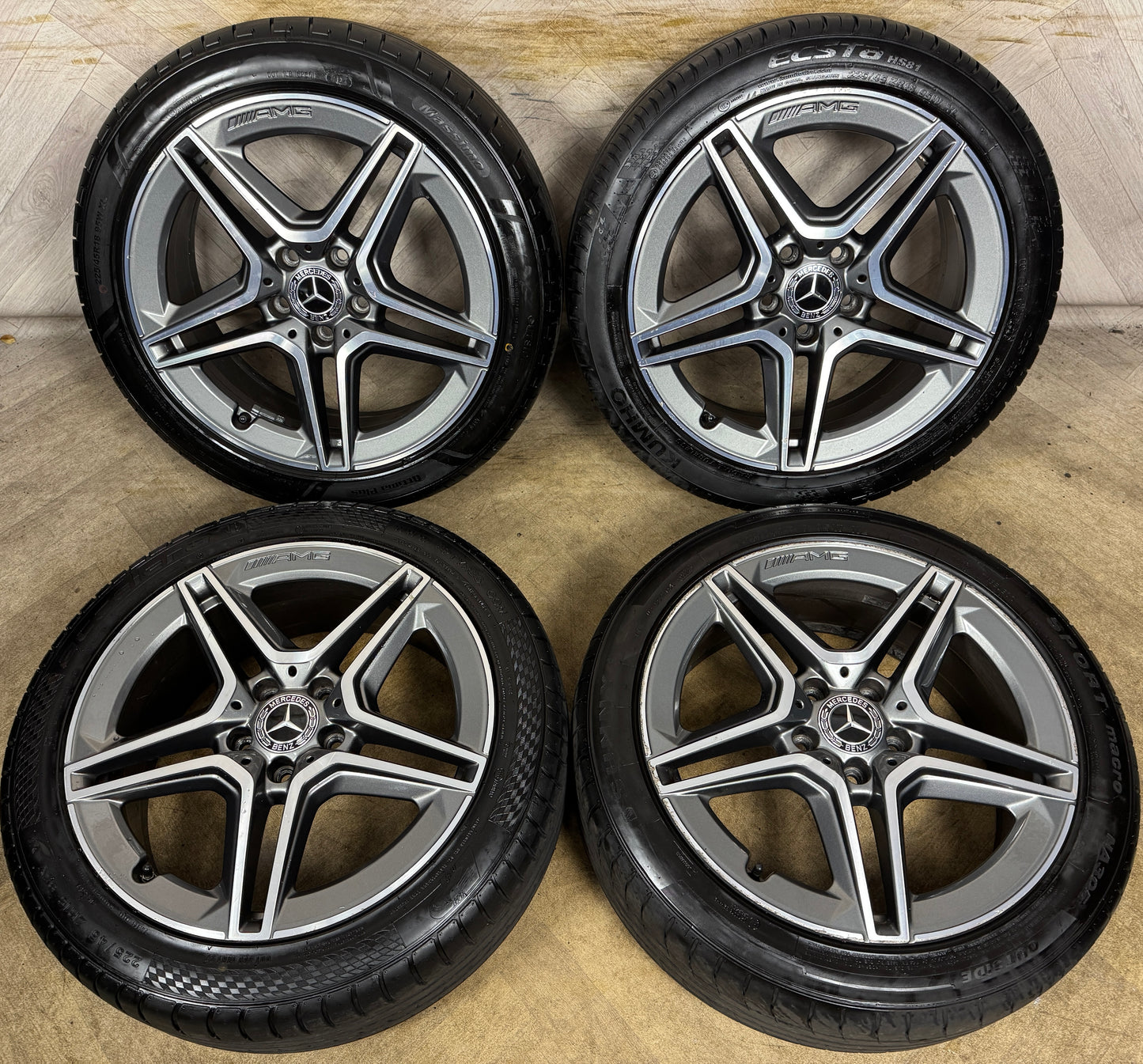 18'' GENUINE MERCEDES AMG A CLASS CLA B ALLOY WHEELS TYRES ALLOYS W177 A1774011500