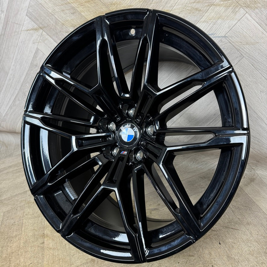 1X 19'' GENUINE BMW M2 COMPETITION 930M G87 ALLOY WHEEL BLACK FRONT 9.5J ET20 PART: 7882869