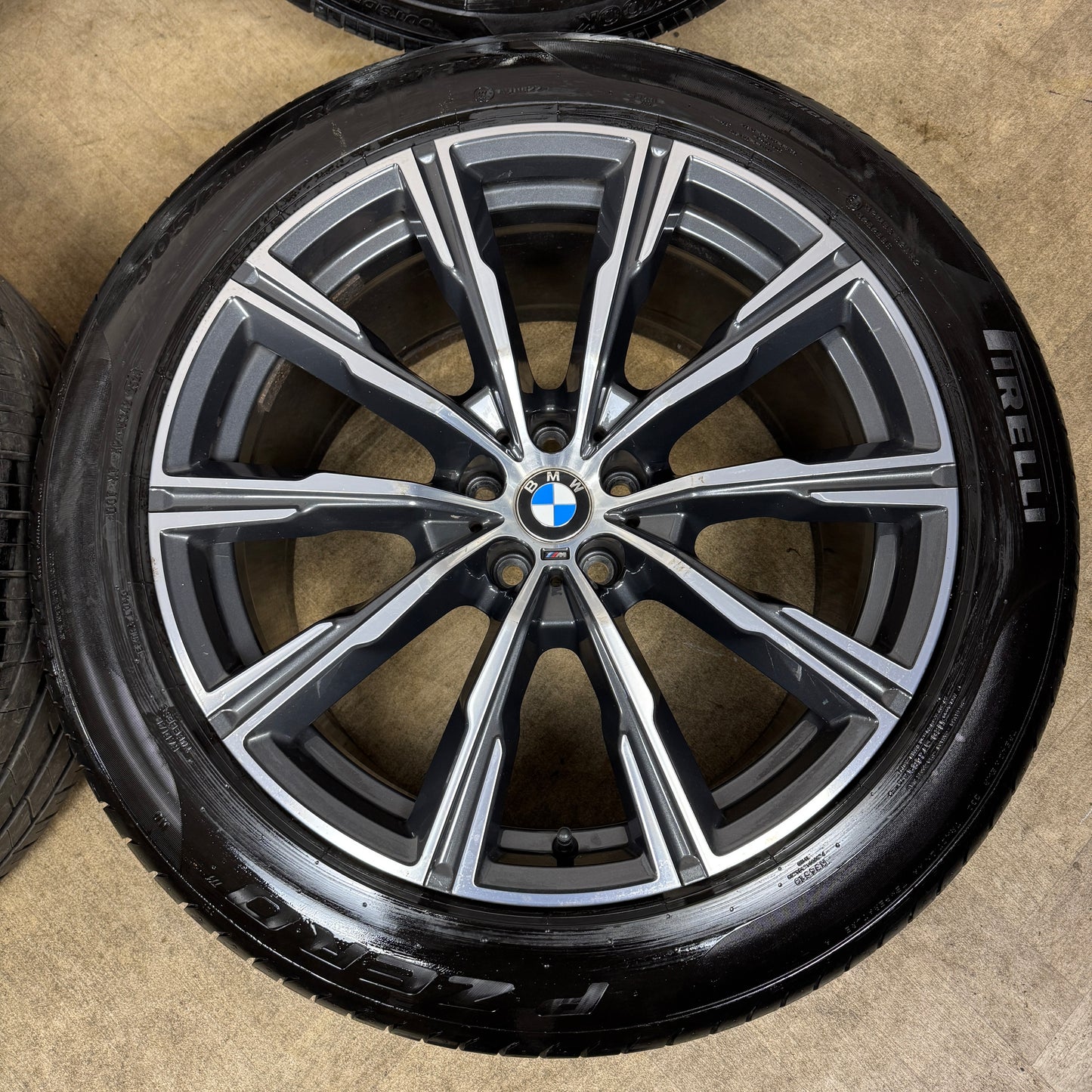 20'' GENUINE BMW X5 X6 G05 G06 740M SPORT ALLOYS WHEELS ALLOYS TYRES