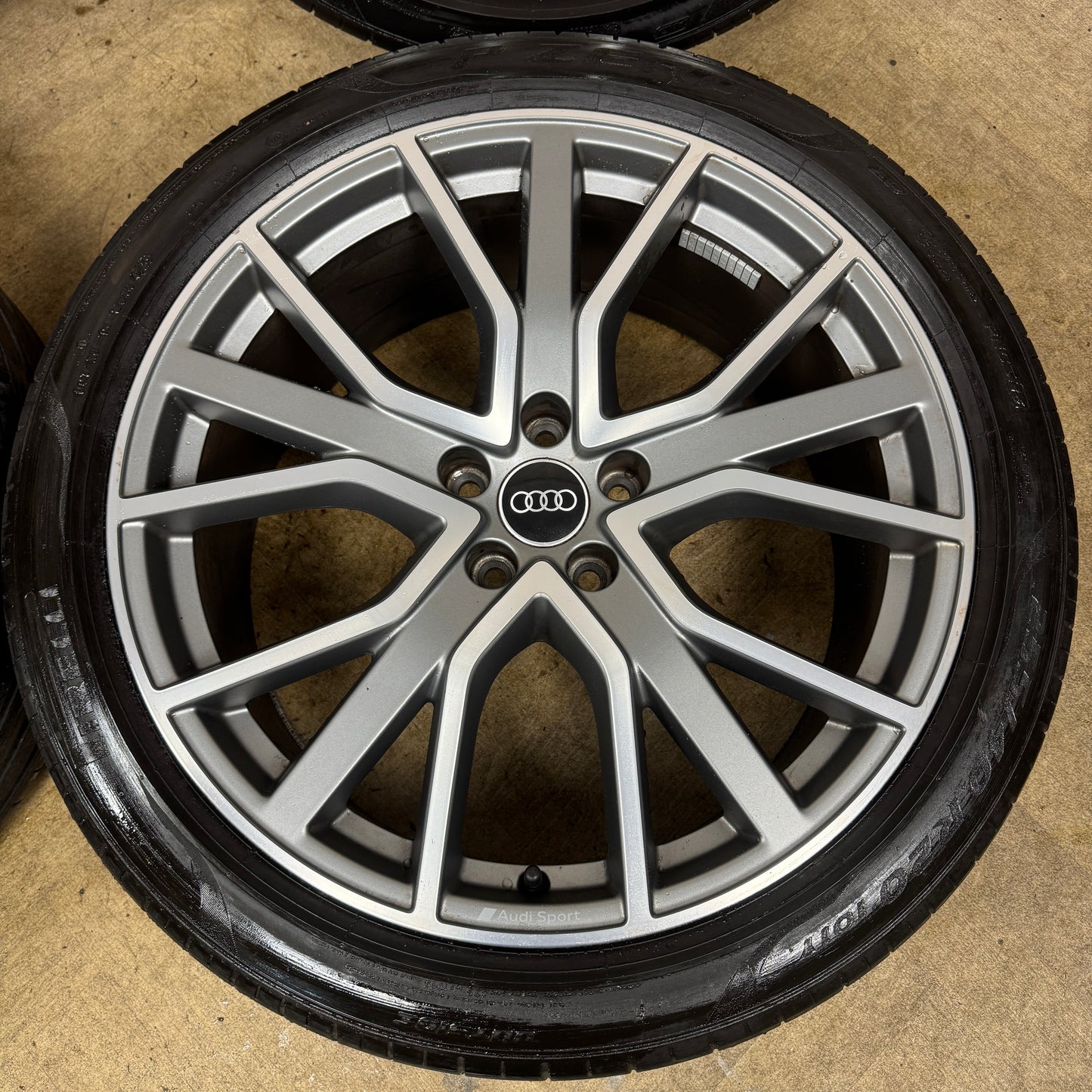 20'' GENUINE AUDI A6 S LINE SPORT C8 S6 BLACK EDITION ALLOYS ALLOY WHEELS TYRES 5X112 4K0601025AB