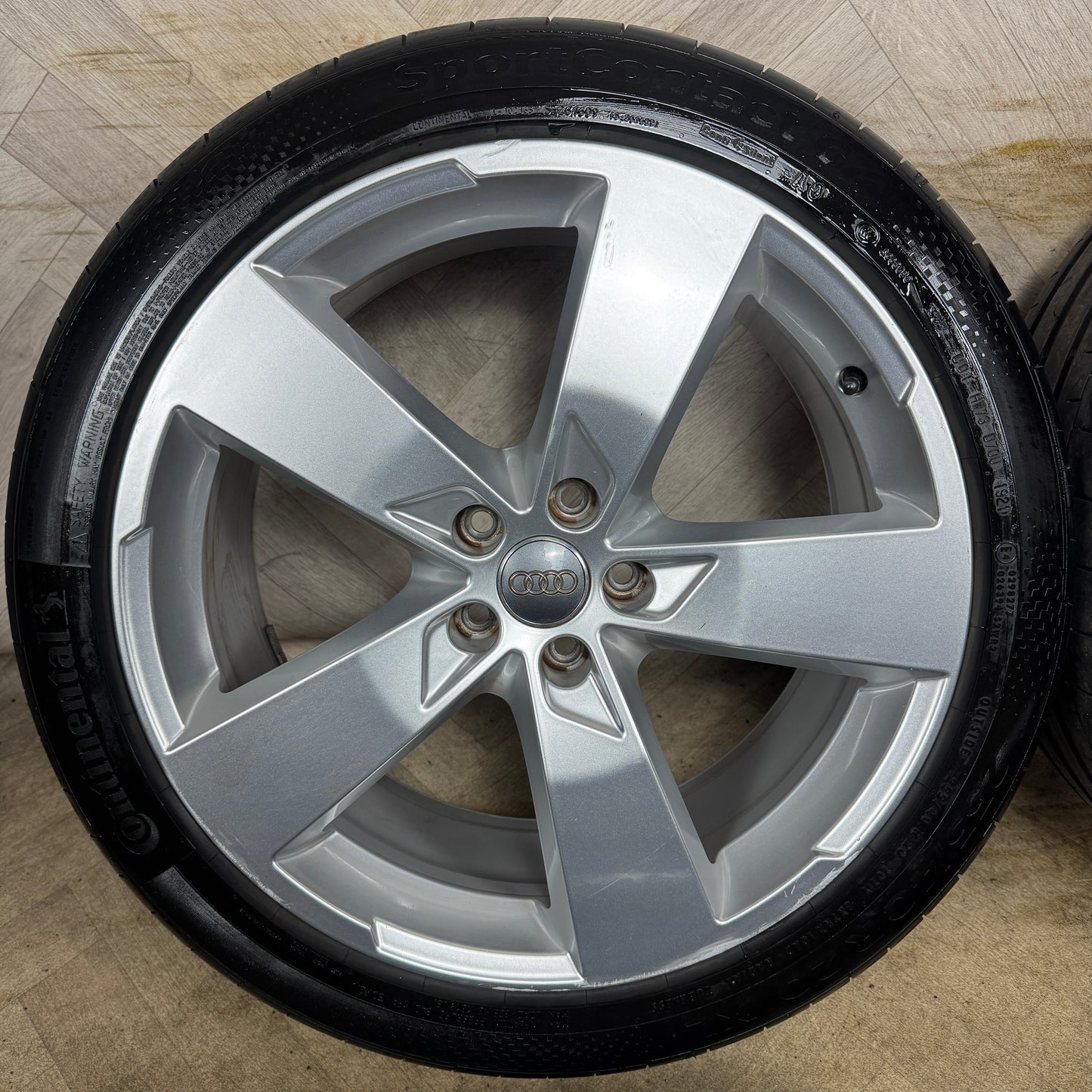 20'' GENUINE AUDI S6 A6 C8 S LINE 5 SPOKE ALLOY WHEELS TYRES ALLOYS 4K0601025K