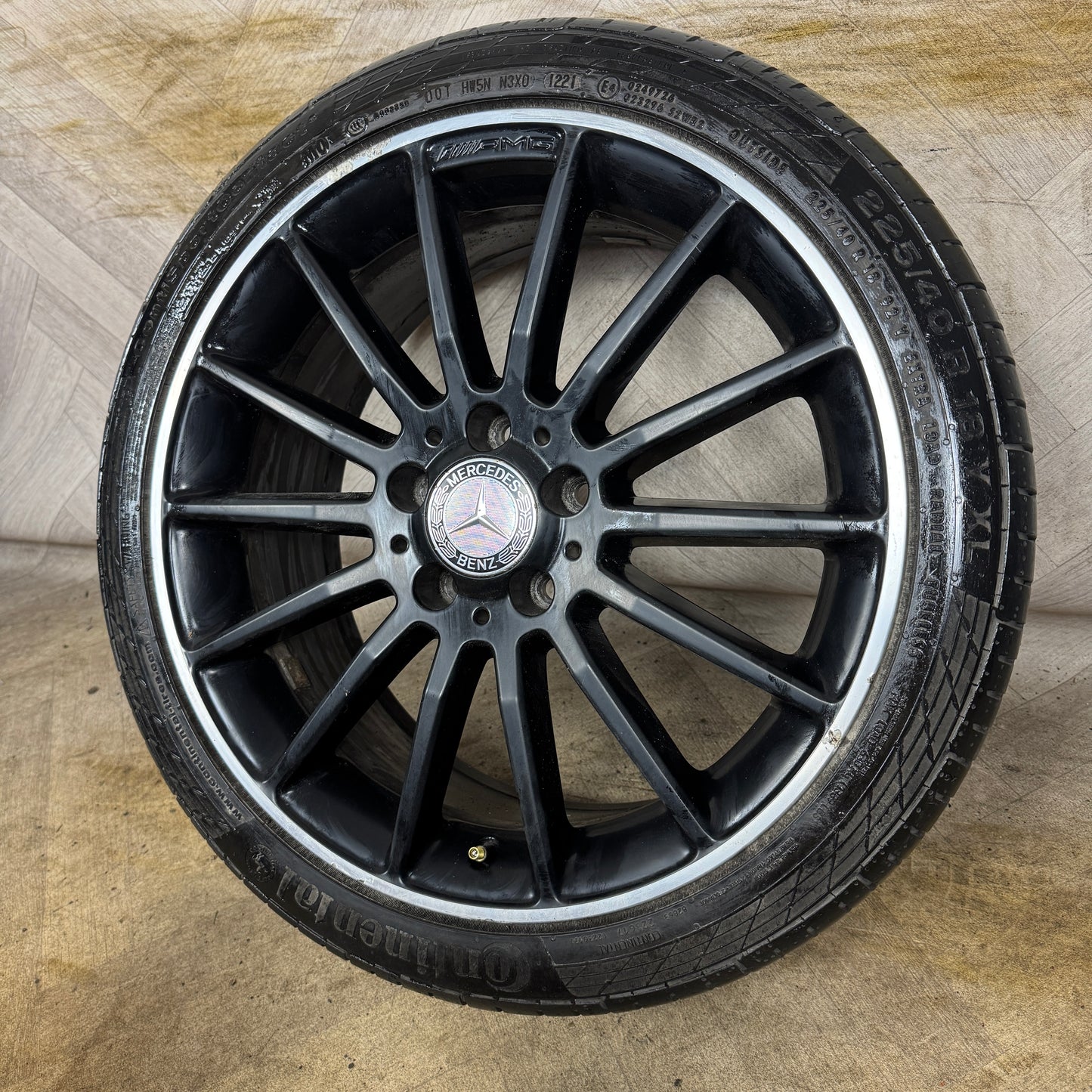 1X 18'' GENUINE MERCEDES A B CLASS CLA SPORT SINGLE ALLOY WHEELS TYRE ALLOY 5X112 FITMENT 7.5J ET52 PART: A1764010200