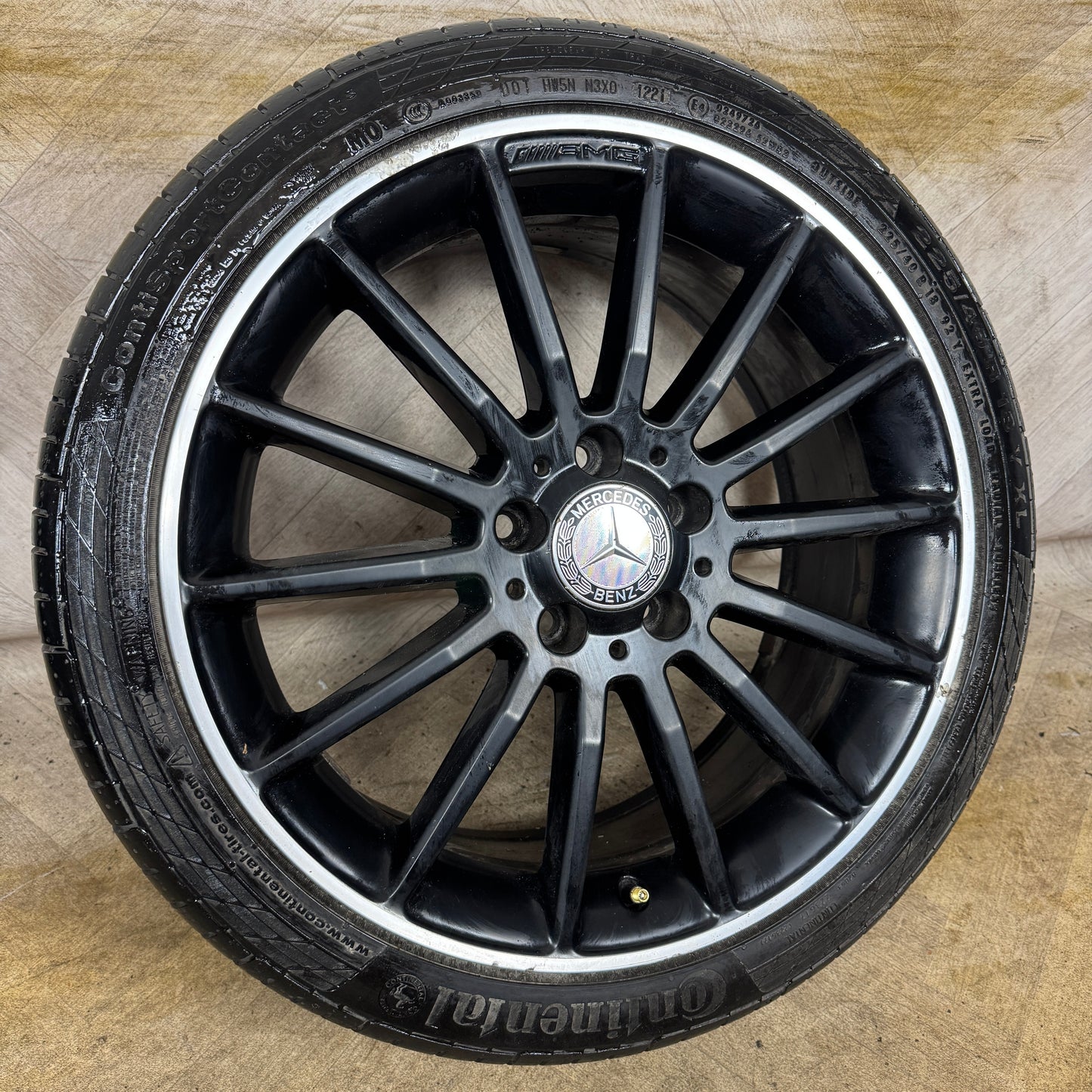 1X 18'' GENUINE MERCEDES A B CLASS CLA SPORT SINGLE ALLOY WHEELS TYRE ALLOY 5X112 FITMENT 7.5J ET52 PART: A1764010200