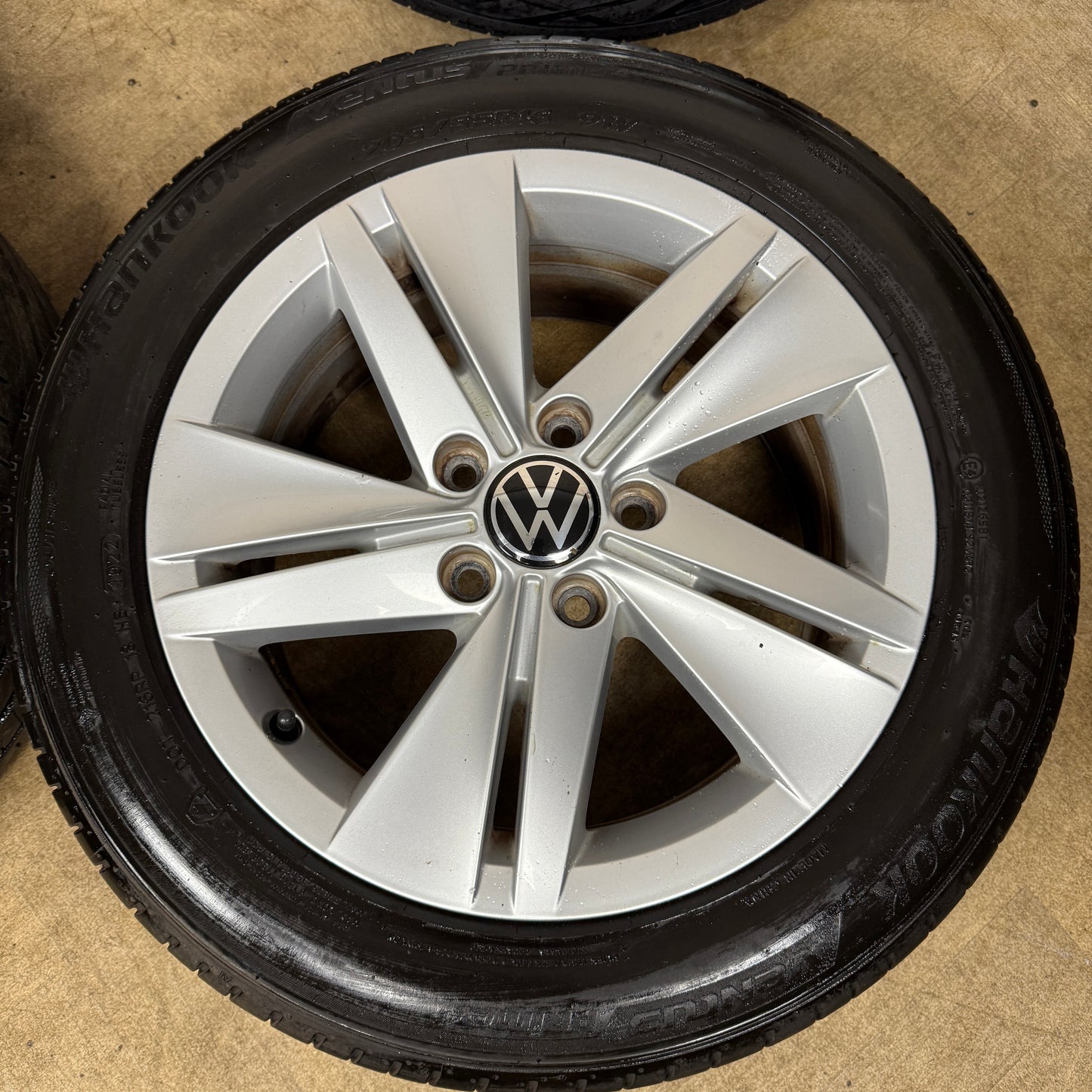 16'' GENUINE VW GOLF MK8 NORFOLK MK7 MK6 ALLOY WHEELS TYRES ALLOYS CADDY 5X112