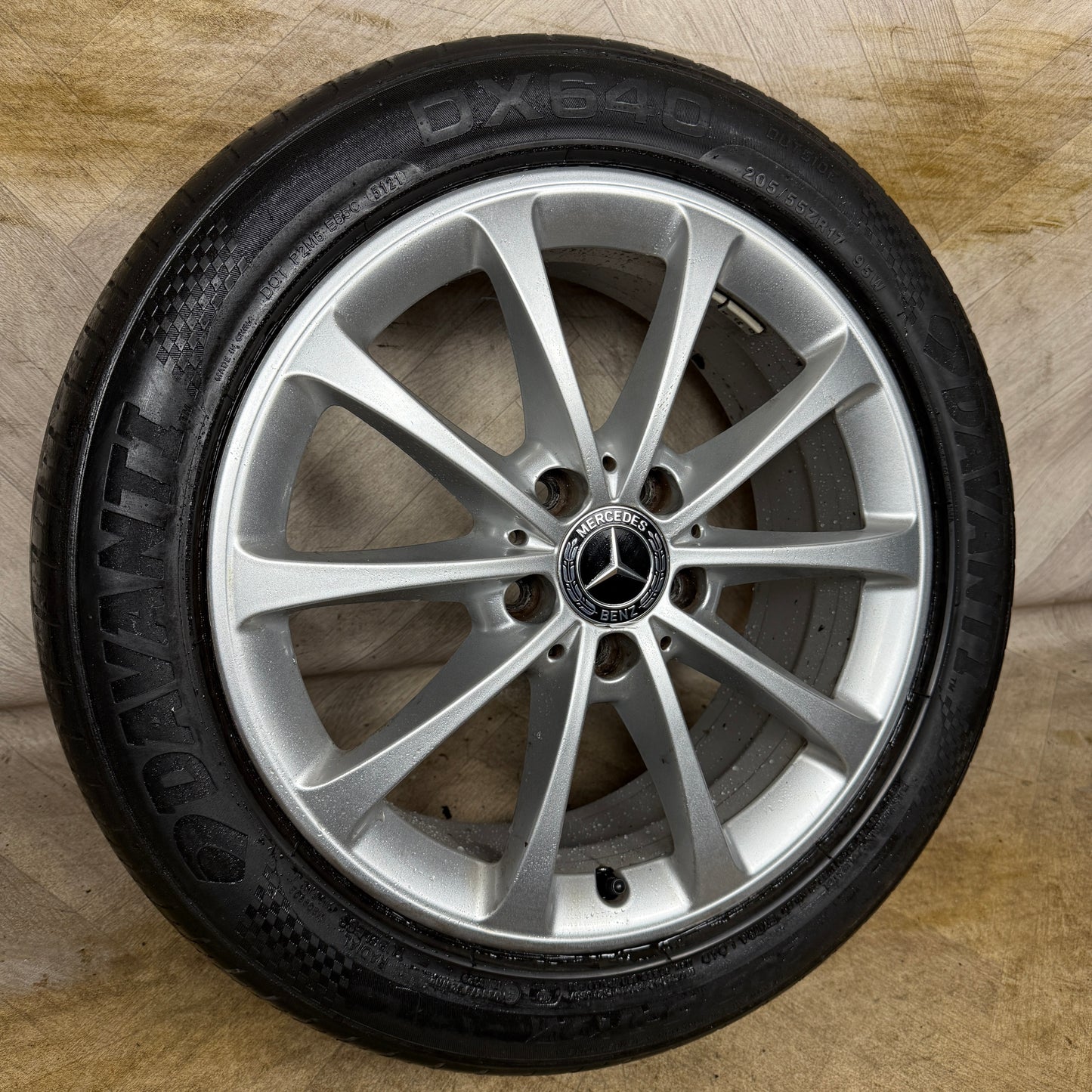1X 17'' GENUINE MERCEDES A CLASS CLA B W177 ALLOY WHEEL TYRE A1774010300
