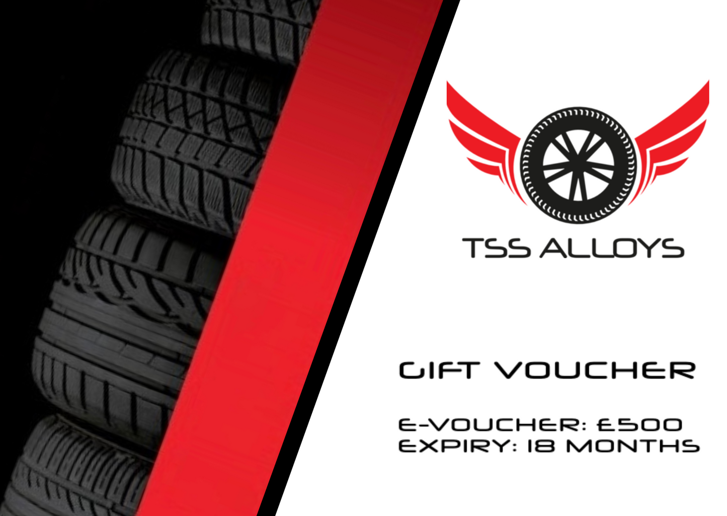 TSS ALLOYS GIFT E-VOUCHER CARD