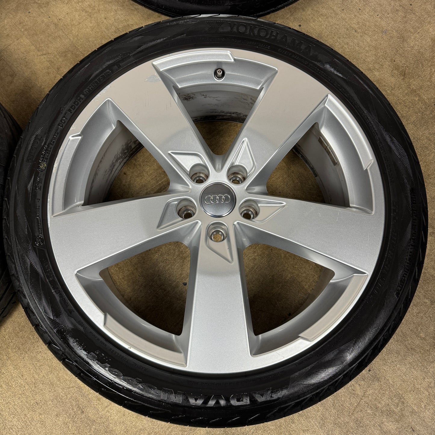 20'' GENUINE AUDI S6 A6 C8 S LINE 5 SPOKE ALLOY WHEELS TYRES ALLOYS 4K0601025K