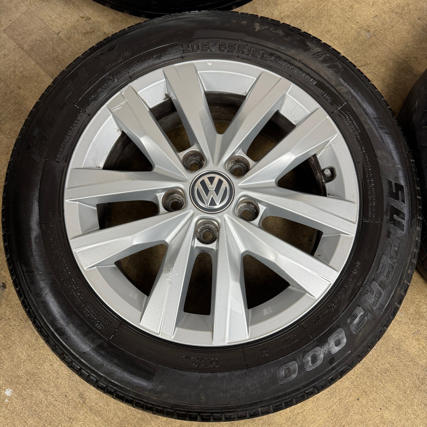 16'' GENUINE VW TRANSPORTER T6 T6.1 T5 CARAVELLE CLAYTON ALLOY WHEELS TYRES ALLOYS