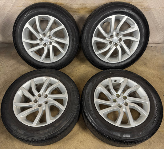 18'' GENUINE RANGE ROVER EVOQUE DISCOVERY SPORT LAND ALLOY WHEELS TYRES FK7M1007TB