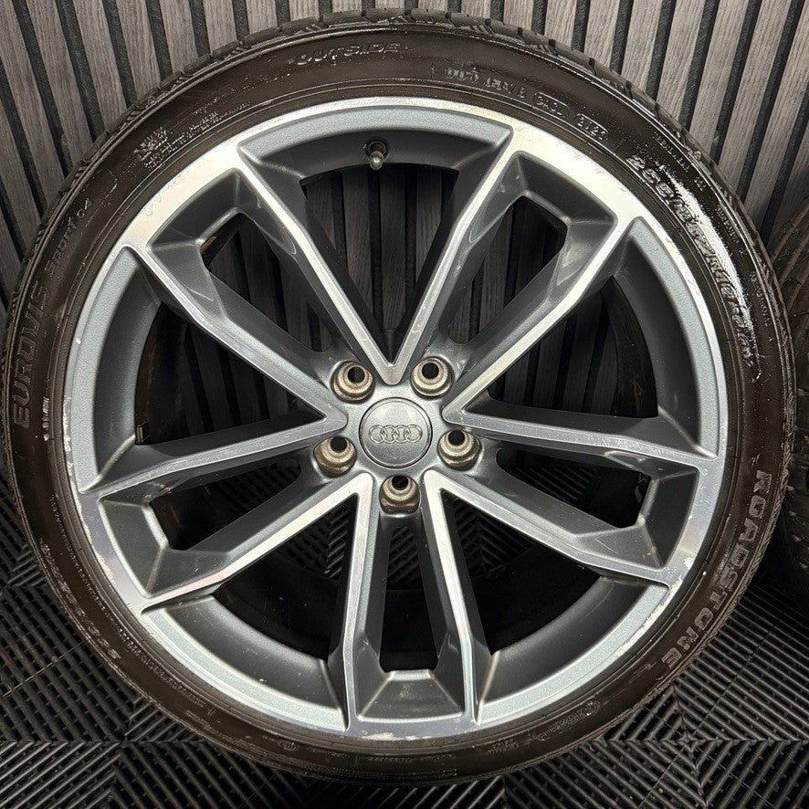 19'' GENUINE AUDI A5 S LINE S5 ALLOY WHEELS ALLOYS TYRES 8W0601025DF