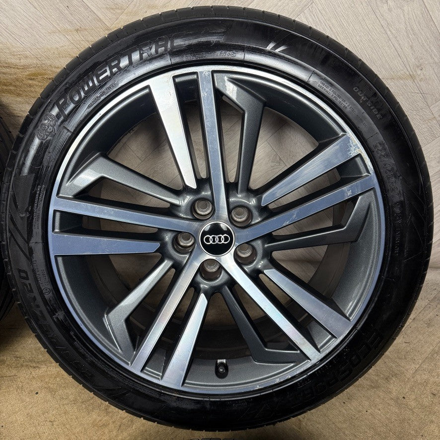 20'' GENUINE AUDI Q5 5 TRIPLE SPOKE SQ5 S LINE WHEELS TYRES ALLOYS 80A601025F