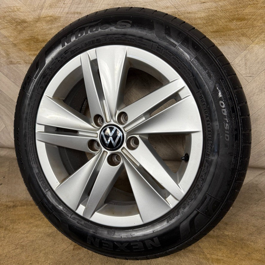 1X 16'' GENUINE VW GOLF MK8 NORFOLK ALLOY WHEEL TYRE GT SINGLE 5H0601025