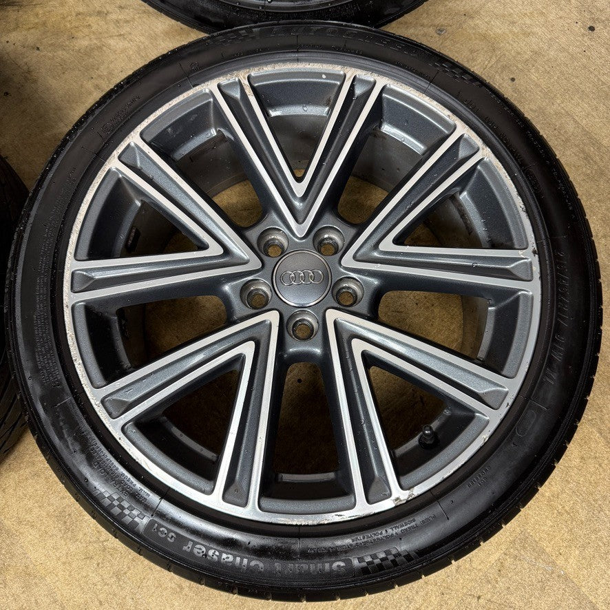 17'' GENUINE AUDI A1 S LINE NEW MODEL ALLOY WHEELS ALLOYS TYRES 82A601025E