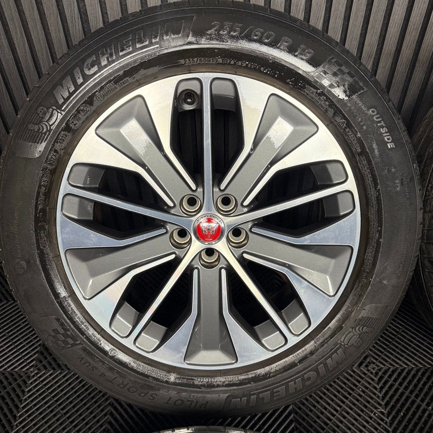 19'' GENUINE JAGUAR I PACE I-PACE 5055 ATOM ALLOY WHEELS TYRES M9D3-1007-BA