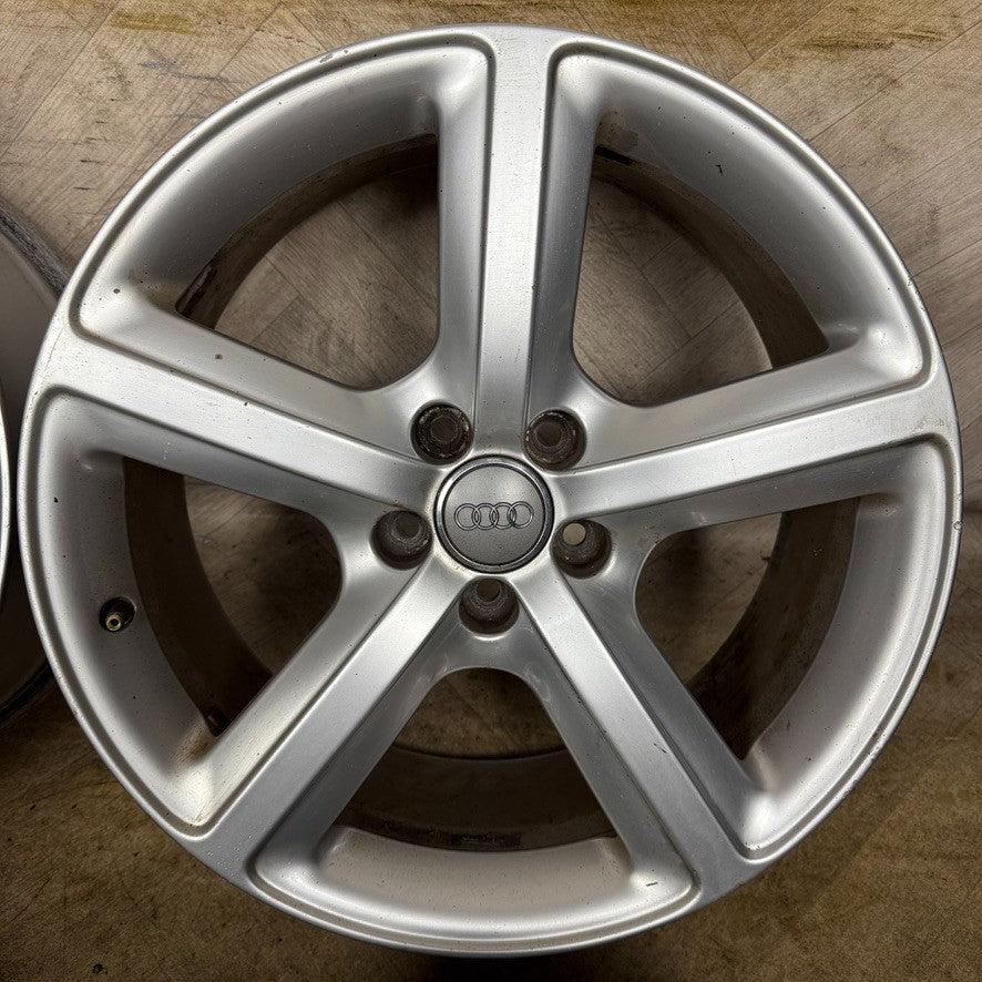 19'' GENUINE AUDI Q5 5 SPOKE S LINE ALLOY WHEELS 5X112 8R0601025BD