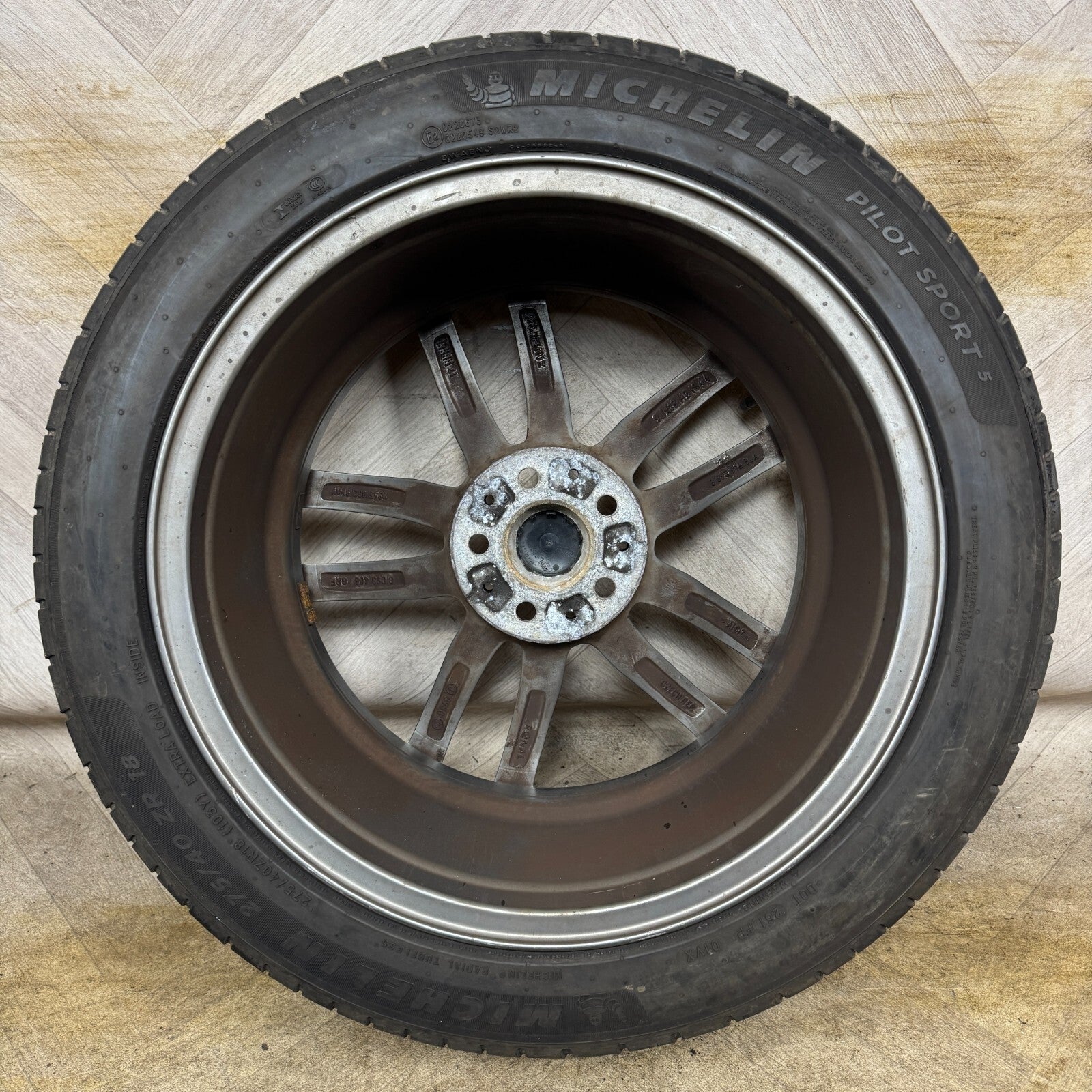 1X 18'' GENUINE BMW 5 SERIES 662 M G30 G31 SPORT ALLOY WHEEL REAR 8093406