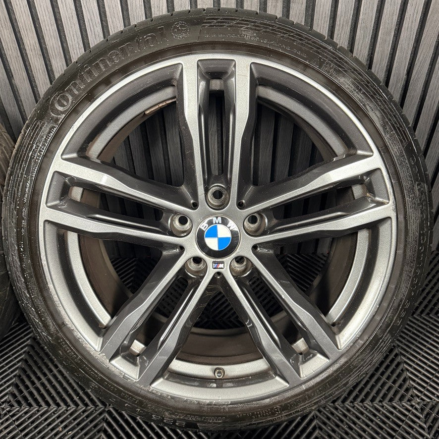 19" GENUINE BMW 3 SERIES 704 GREY M SPORT F30 F31 F32 E90 E92 ALLOY WHEELS TYRES