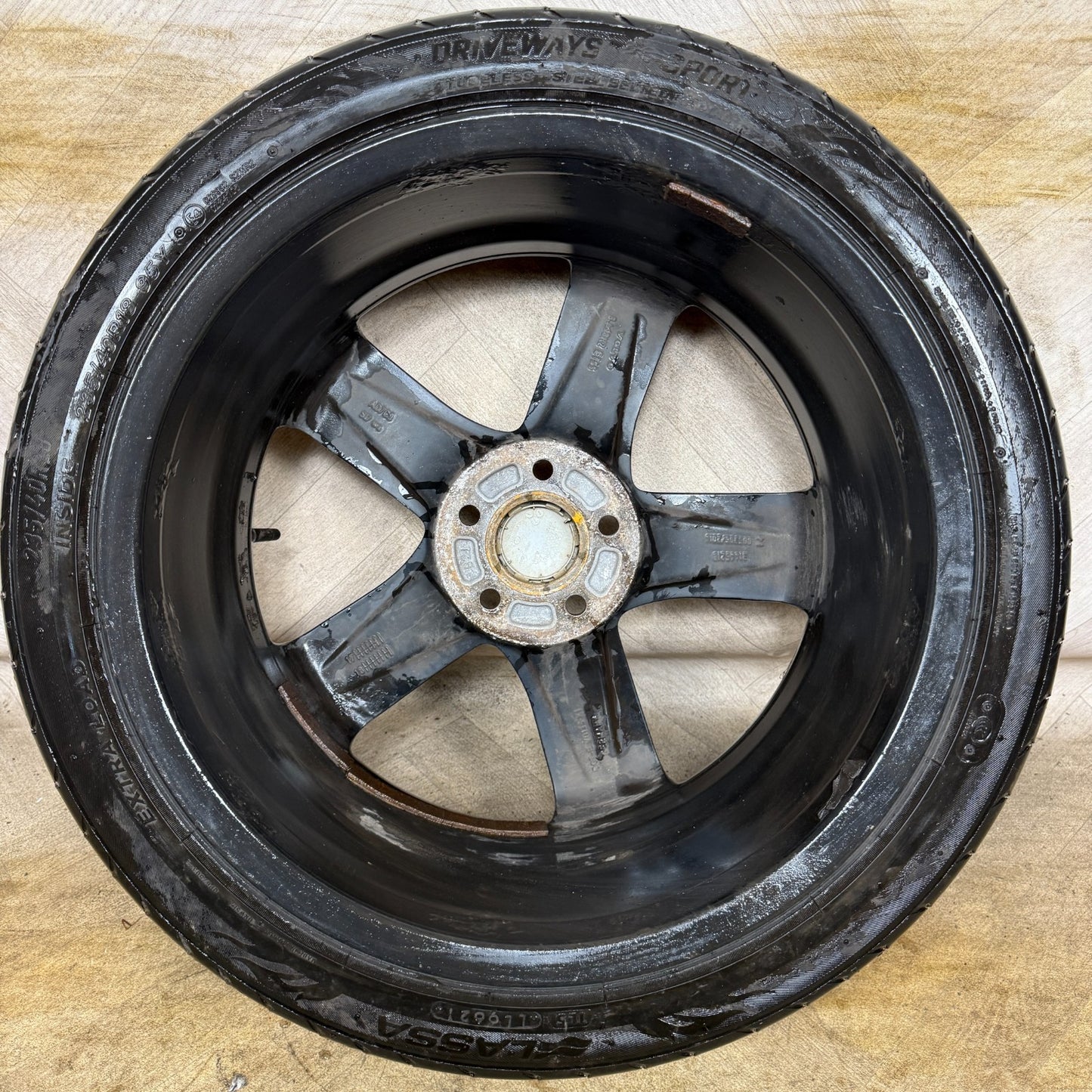 1X 18'' GENUINE VOLVO S60 V60 IXION III R-DESIGN ALLOY WHEEL RIM 31445218 SPARE