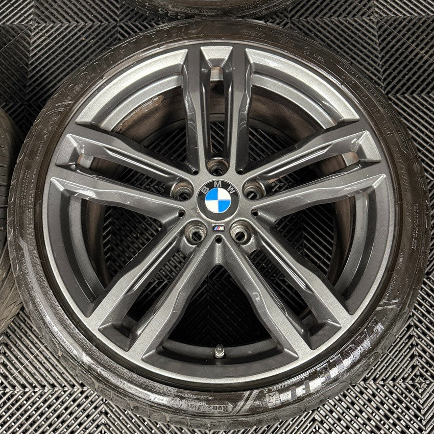 19" GENUINE BMW 3 SERIES 704 GREY M SPORT F30 F31 F32 E90 E92 ALLOY WHEELS TYRES