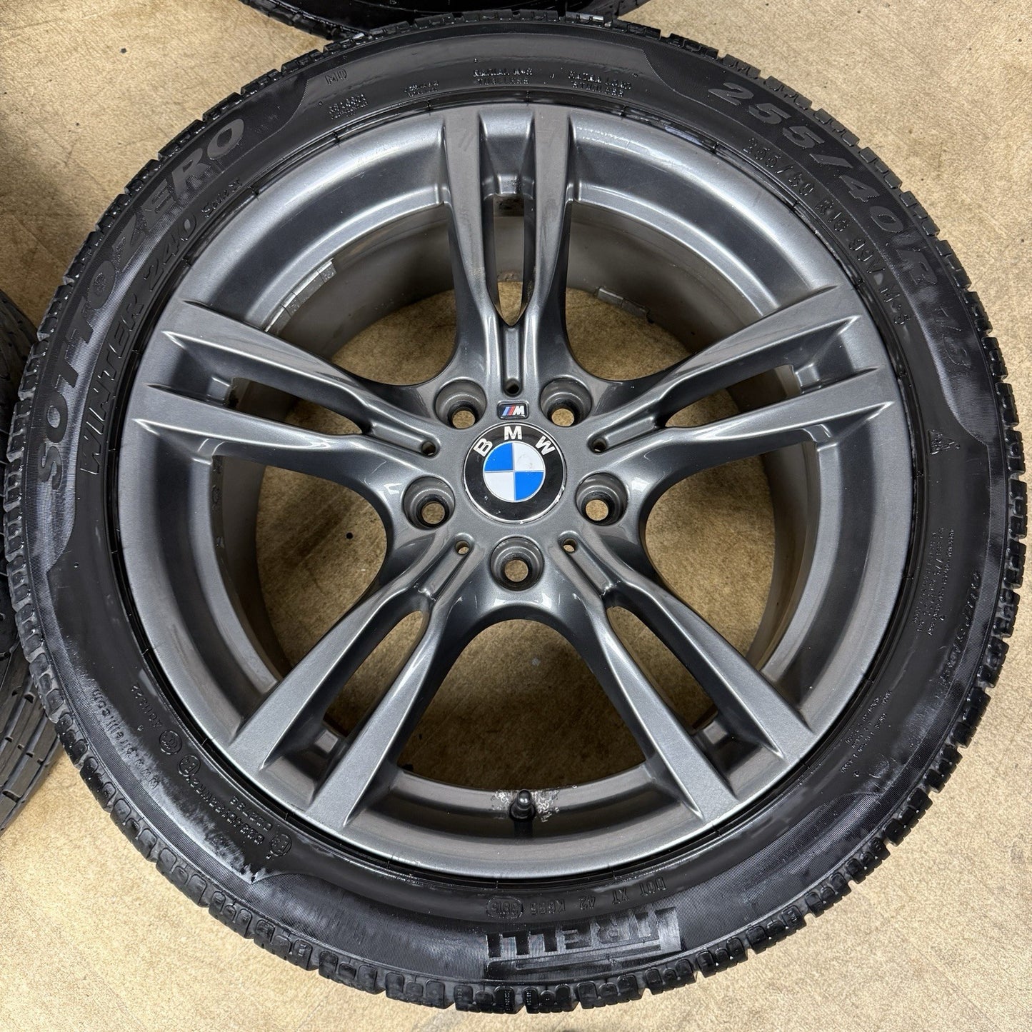 18” GENUINE BMW 3 SERIES 400 M SPORT GREY F30 F31 F32 E90 E92 ALLOY WHEELS TYRES