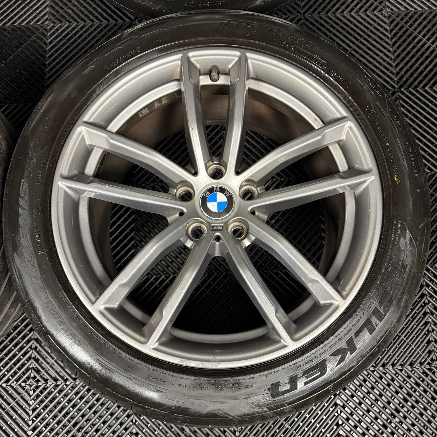 18'' GENUINE BMW 5 SERIES 4 622 GREY M SPORT G30 G31 ALLOY WHEELS TYRES ALLOYS