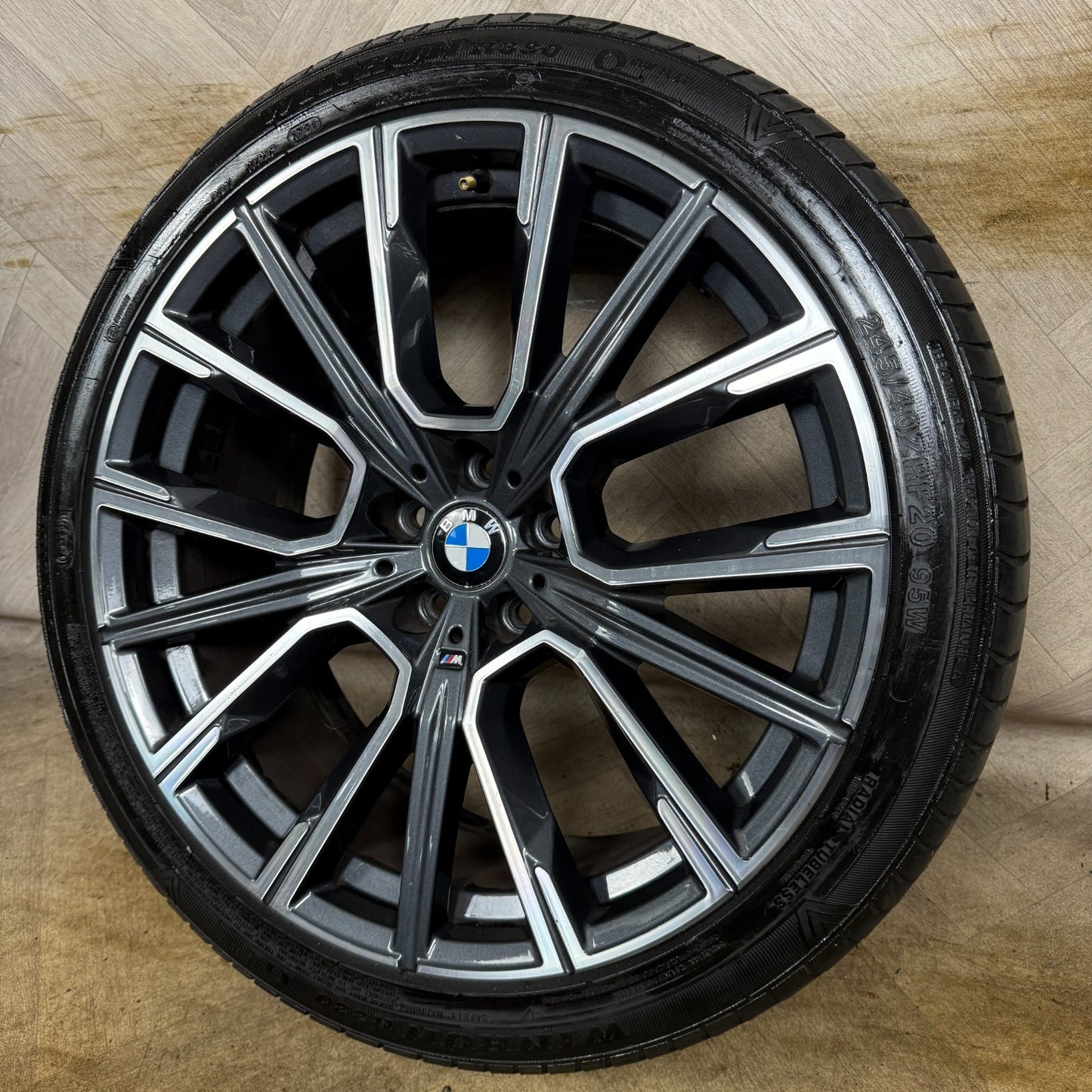 1X 20'' GENUINE BMW 7 SERIES 817M G11 G12 6 GT G32 8090096 ALLOY WHEEL FRONT