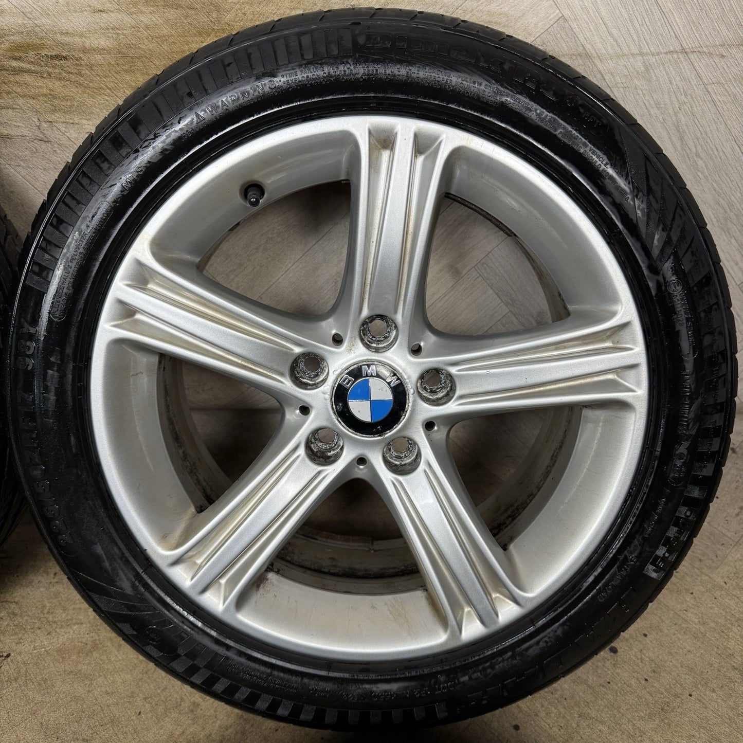 17" GENUINE BMW 3 SERIES 393 F30 F31 F32 ALLOY WHEELS TYRES ALLOYS 6796242