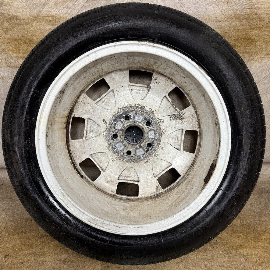1X 17'' GENUINE VW BEETLE MK3 HERITAGE WHITE ALLOY WHEEL PIRELLI TYRE 5C0601025G
