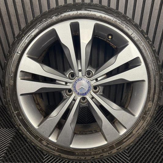 1X 18" GENUINE MERCEDES A B CLASS CLA SPORT ALLOY WHEELS TYRE W246 A2464010400