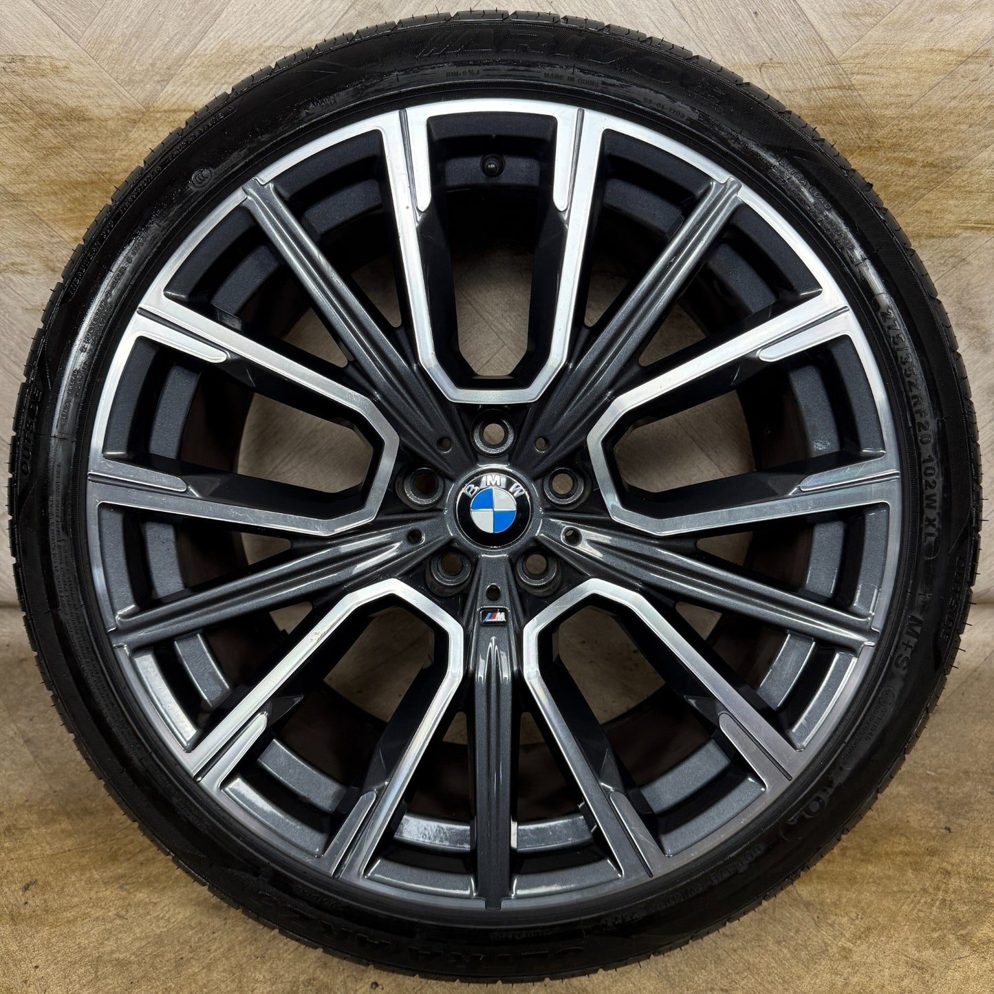 1X 20'' GENUINE BMW 7 SERIES 817M G11 G12 6 GT G32 8090097 ALLOY WHEEL REAR