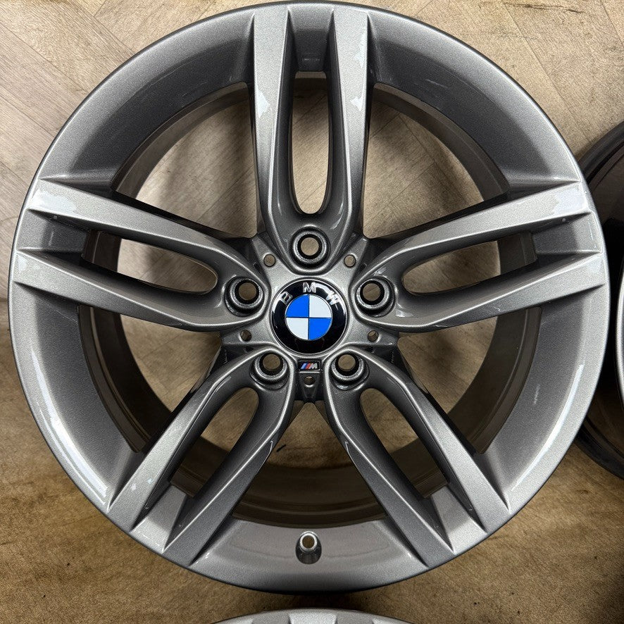18'' GENUINE BMW 1 SERIES 2 F20 F21 F22 461 M SPORT FERRIC GREY ALLOY WHEELS