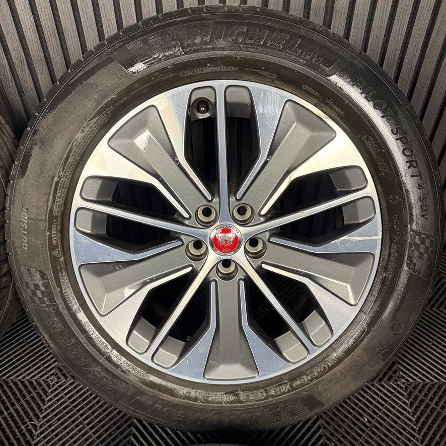 19'' GENUINE JAGUAR I PACE I-PACE 5055 ATOM ALLOY WHEELS TYRES M9D3-1007-BA