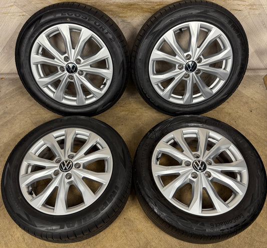 17'' GENUINE VW CADDY BARAHONA ALLOY ALLOYS WHEELS TYRES 2K7601025A