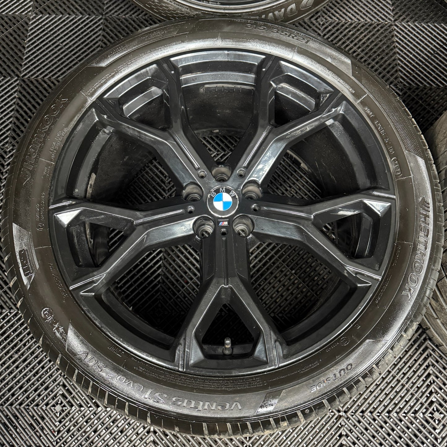 21'' GENUINE BMW X5 X6 G05 G06 741M BLACK M SPORT ALLOYS WHEELS ALLOYS TYRES