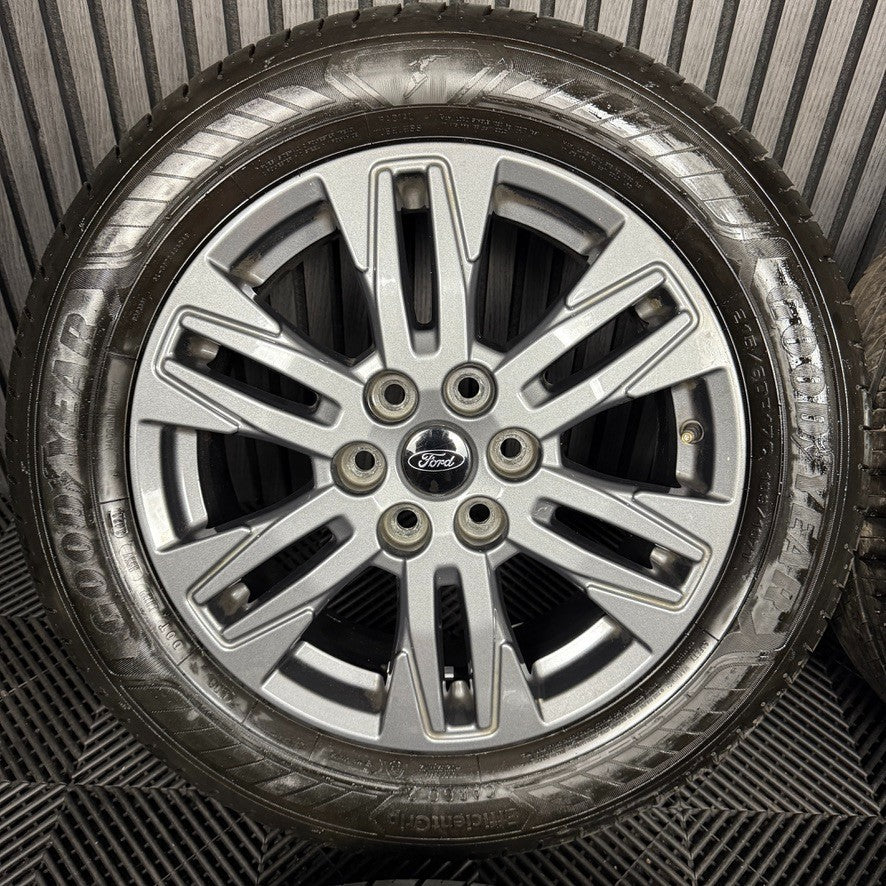 17" GENUINE FORD TRANSIT CUSTOM GREY ALLOY WHEELS TYRES MK9 2024 6X120