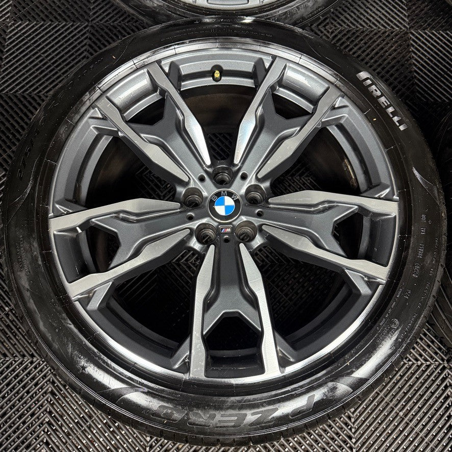 20'' GENUINE BMW X3 X4 G01 G02 787 M SPORT ALLOY WHEELS TYRES ALLOYS 8073791 92