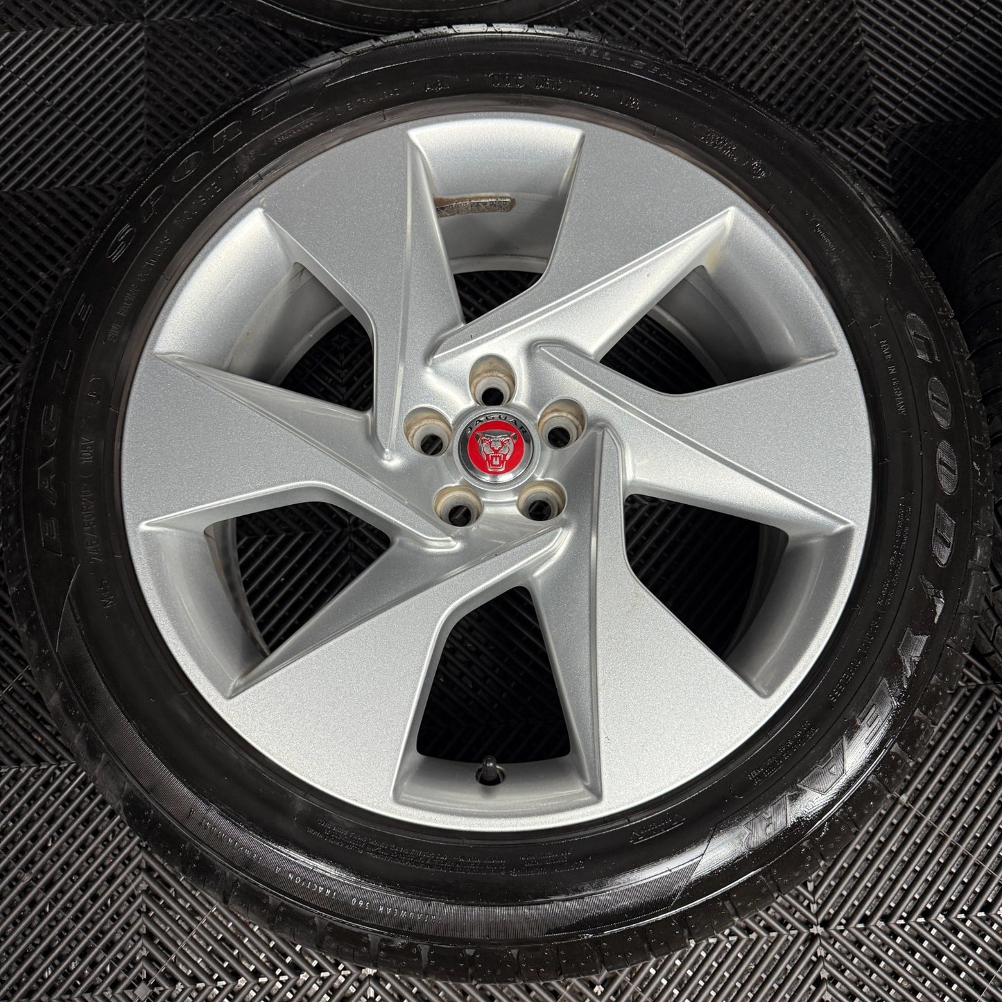 20'' GENUINE JAGUAR I PACE I-PACE 6007 6 SPOKE ALLOY WHEELS TYRES J9D3-BC-SS