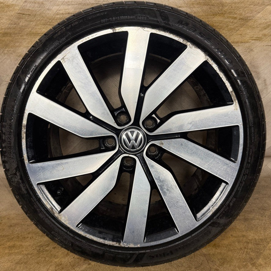 1X 18'' GENUINE VW GOLF GTE GTD GT MARSIELLE MK7 ALLOY WHEEL TYRE 5G0601025AL