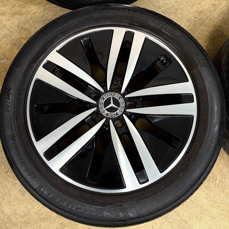 17'' GENUINE MERCEDES A CLASS CLA B W177 ALLOY WHEELS TYRES ALLOYS A1774010200