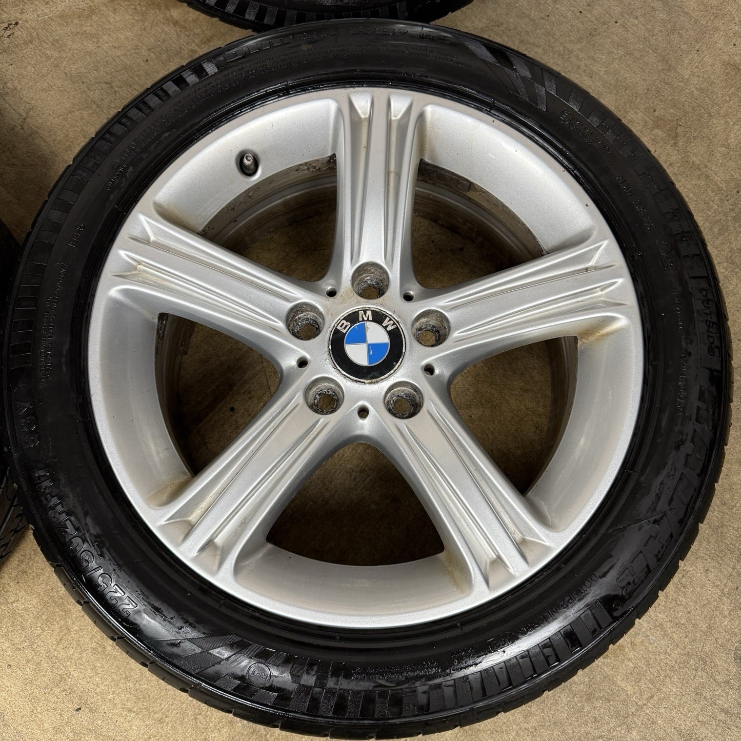 17" GENUINE BMW 3 SERIES 393 F30 F31 F32 ALLOY WHEELS TYRES ALLOYS 6796242