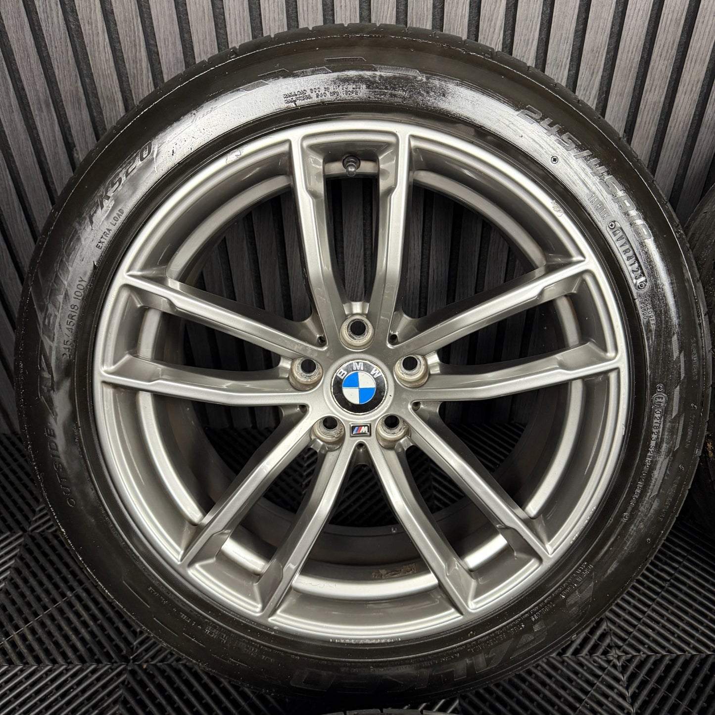 18'' GENUINE BMW 5 SERIES 4 622 GREY M SPORT G30 G31 ALLOY WHEELS TYRES ALLOYS