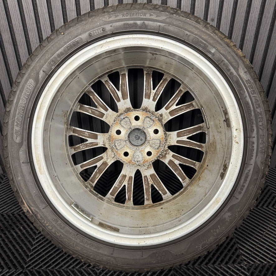 1X 17'' GENUINE SEAT LEON FR MK3 ALLOY WHEEL TYRE SINGLE SPARE 5F0601025H