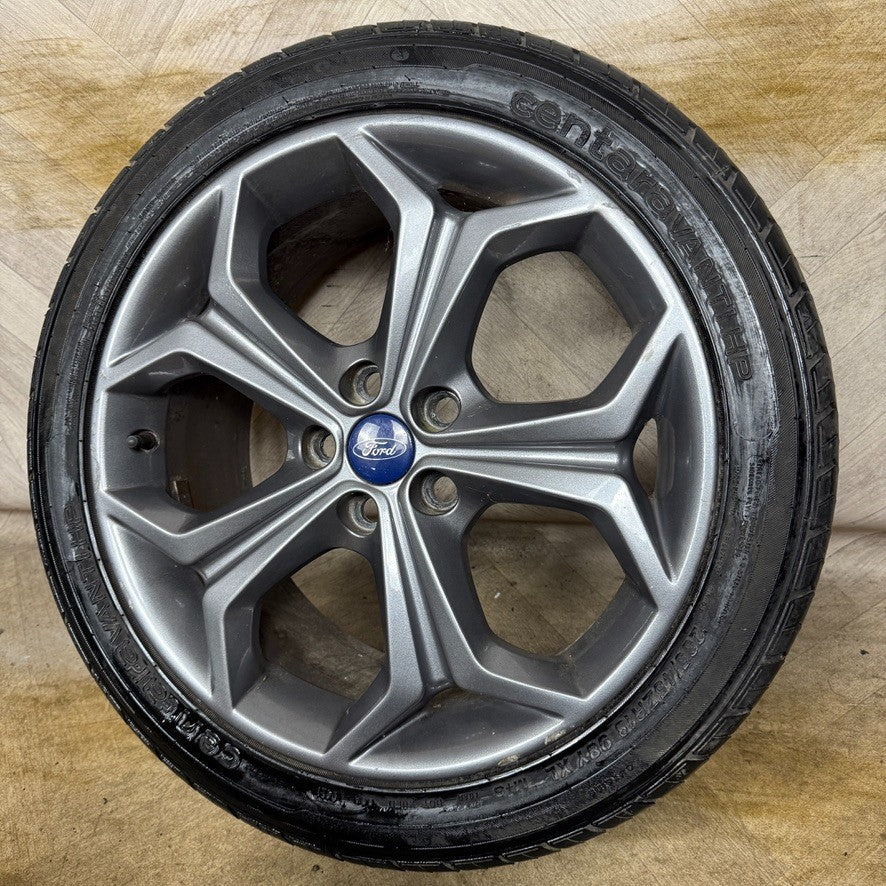 1X 18'' GENUINE FORD S MAX MK1 GREY TITANIUM X ALLOY WHEEL SINGLE AM2J1007DC