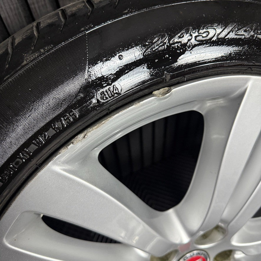 19'' GENUINE JAGUAR XK TOBA X351 ALLOY WHEELS TYRES BW9M-1007-JB KA